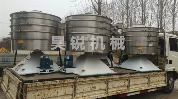 【发货通知】YBS-1200-3S型圆形摇摆筛，已发出成都市杨经理请查收！
