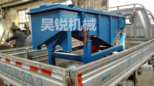 【发货通知】DZSF-520-2P型直线振动筛，已发出上海曾经理请查收！
